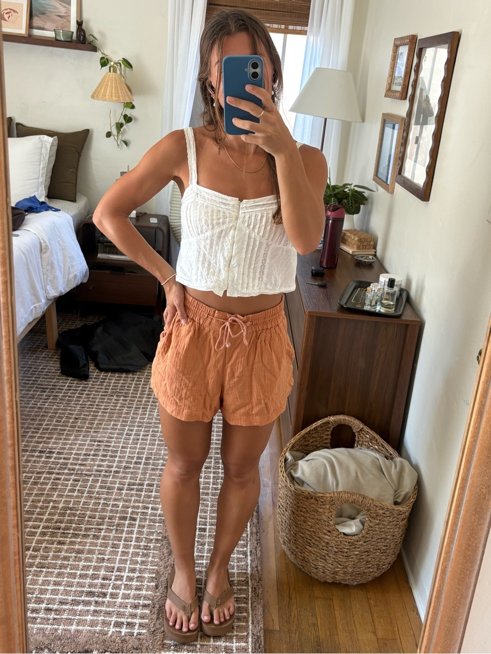 NWOT Orange Billabong Day Tripper Shorts